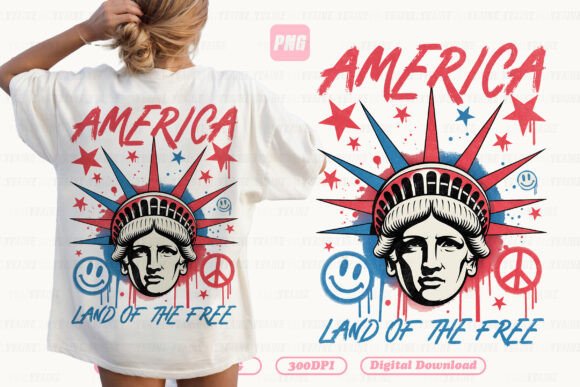 4th of July PNG Land of the Free Liberty: Bold Design for Modern Creators