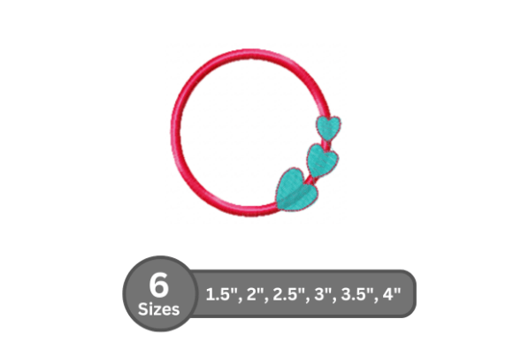 Candy Heart Number -0: Evaluating Fill Stitch Typography for Embroidery Projects