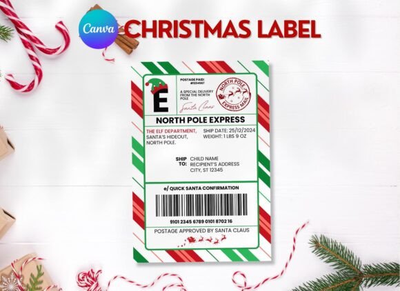 Custom Elf Shipping Label Template: Elevating Holiday Traditions