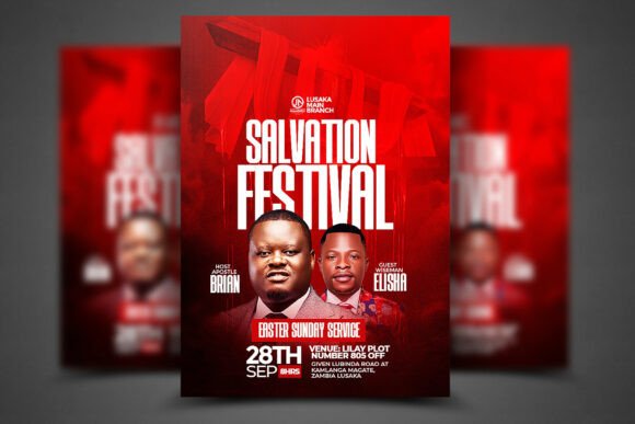 Easter Poster Template: Elevating Church Communications with Professional PSD Designs
