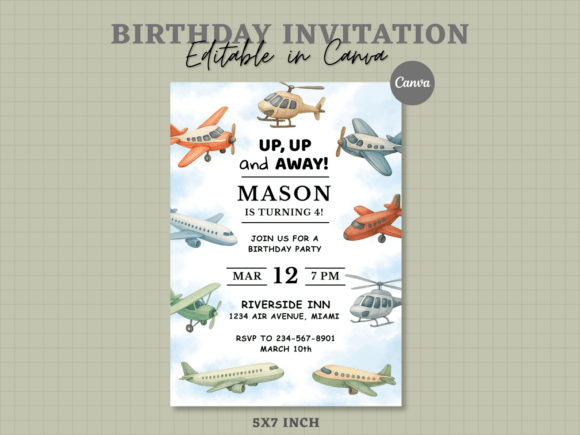 Editable Airplane Birthday Invitation: A Practical Guide for Aviation-Themed Celebrations