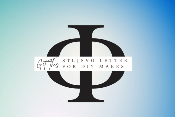 Elevate Your Craft: Mastering the Greek Letter Phi in Playfair Display SVG and STL Formats