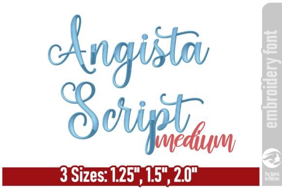 Evaluating Angista Script Medium Embroidery Font for Professional and Personal Projects