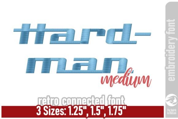 Evaluating Hardman Retro Embroidery Font - Medium for Vintage Projects