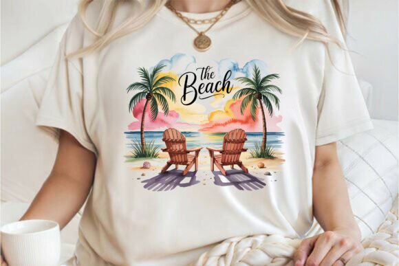 Maximizing Print Quality and Versatility with The Beach, Summer Holiday T-shirt Png Collection