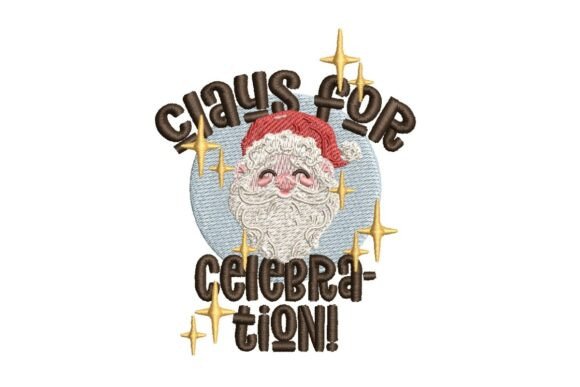 Santa Claus for Celebration Embroidery Design