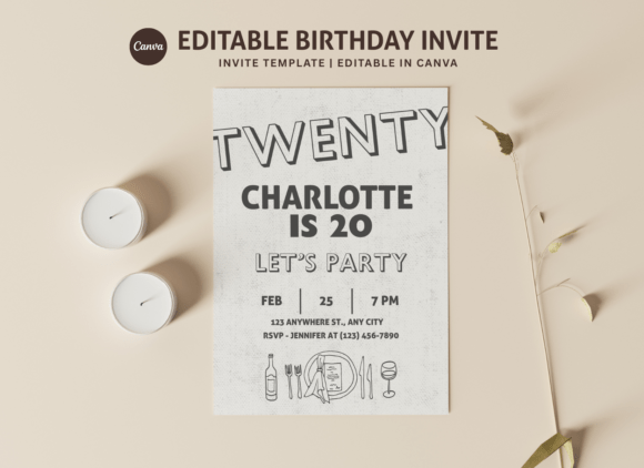 Simple Black and White Birthday Invite: A Timeless Solution for Modern Celebrations